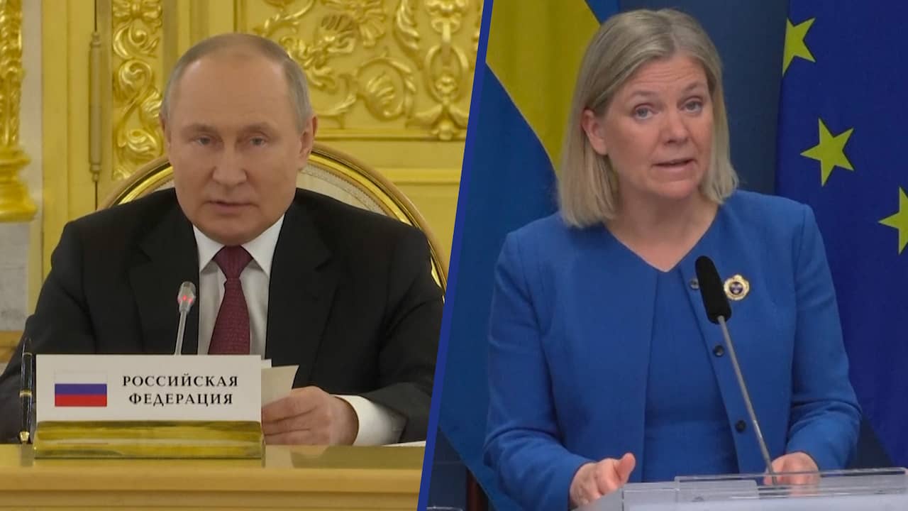 Beeld uit video: Zweden wil NAVO in, Rusland heeft ondanks waarschuwing geen problemen