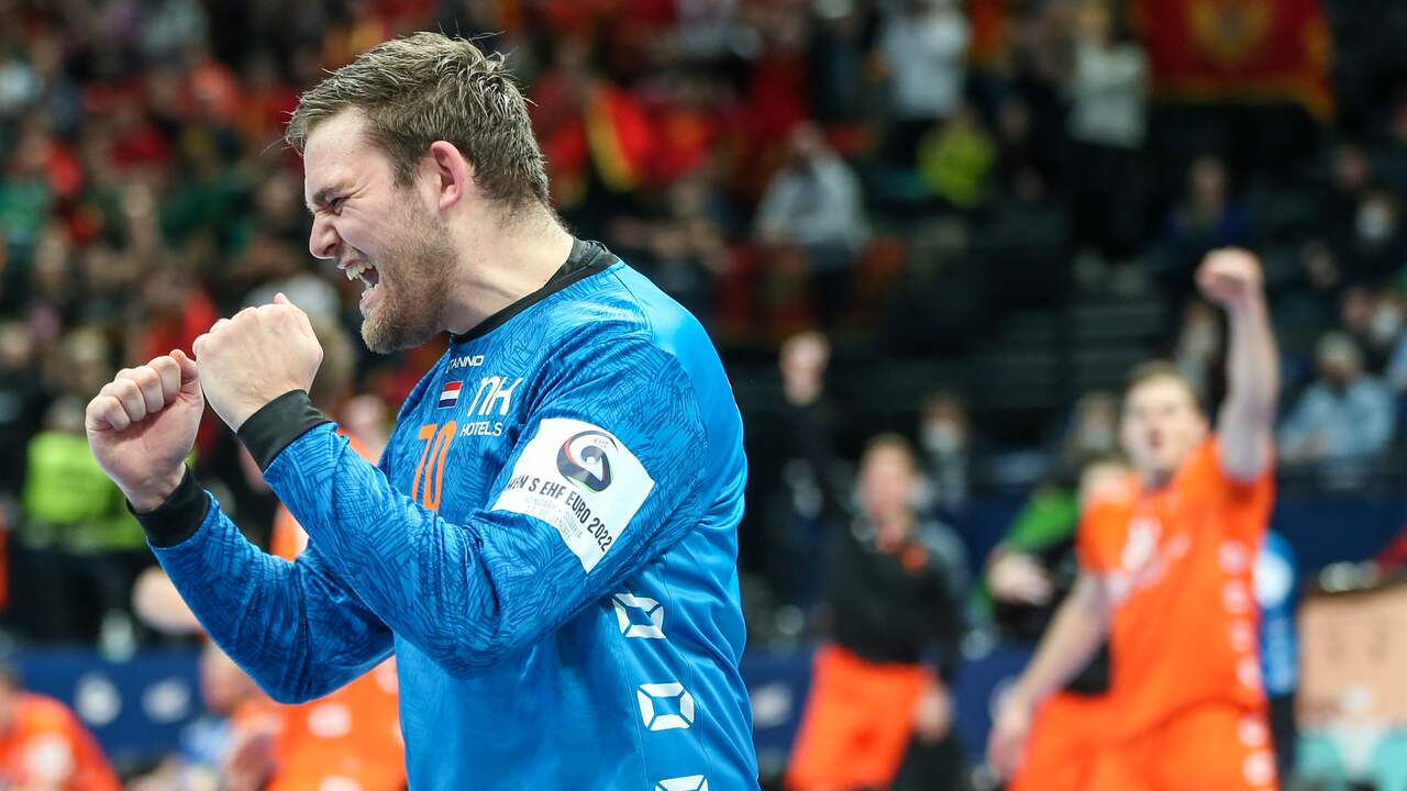 Keeper Thijs van Leeuwen werd verkozen tot man of the match.