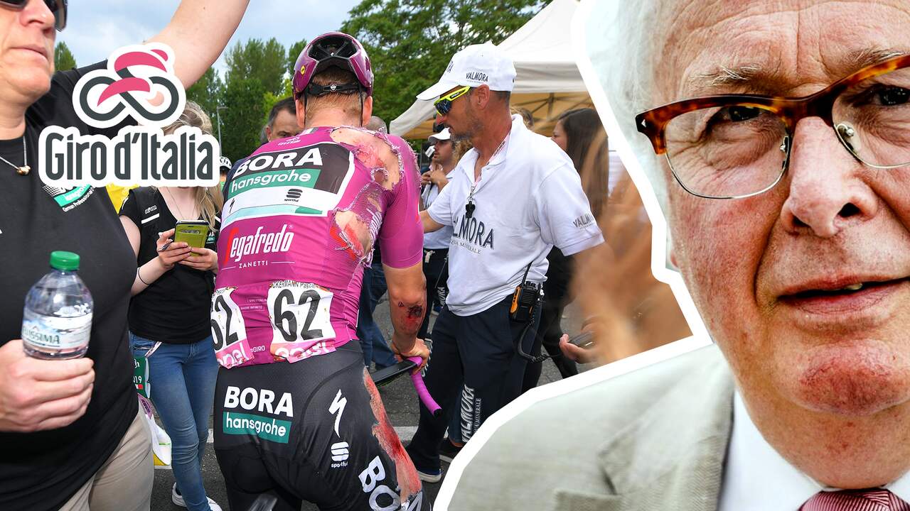Beeld uit video: Mart bespreekt de Giro: 'Ackermann schrikt zich rot'