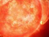 Lot van de aarde is voor het eerst vastgelegd: ster slokt planeet in één keer op