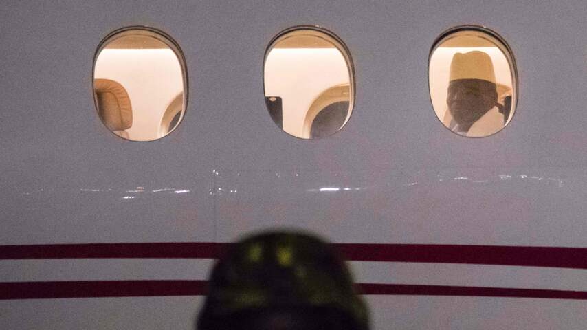 Jammeh verlaat Gambia