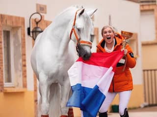 Britt Dekker wint Europees kampioenschap dressuur met 'Talpa-paard' George