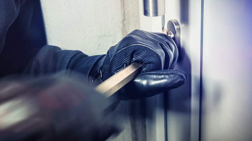 Breekijzer inbraak inbreker