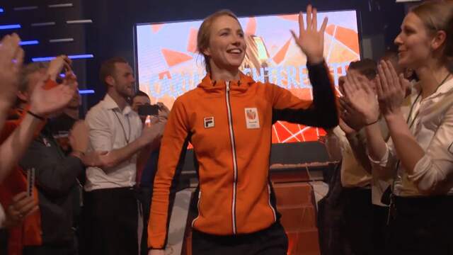 Huldiging HHH van Knegt, Wüst, Achtereekte en De Jong