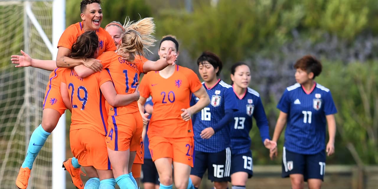 Oranjevrouwen veel te sterk voor WK-finalist Japan op Algarve Cup