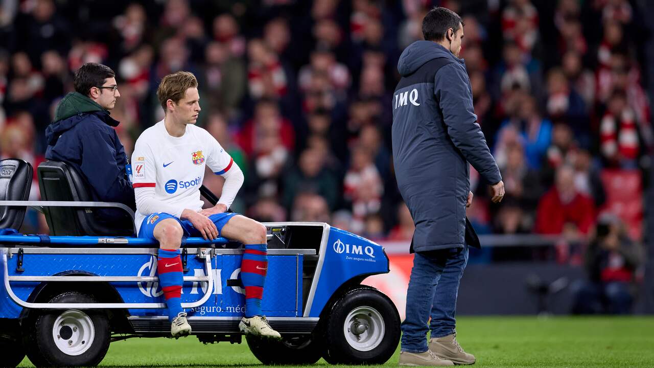 Frenkie de Jong is injured during FC Barcelona draw in Bilbao |  Football