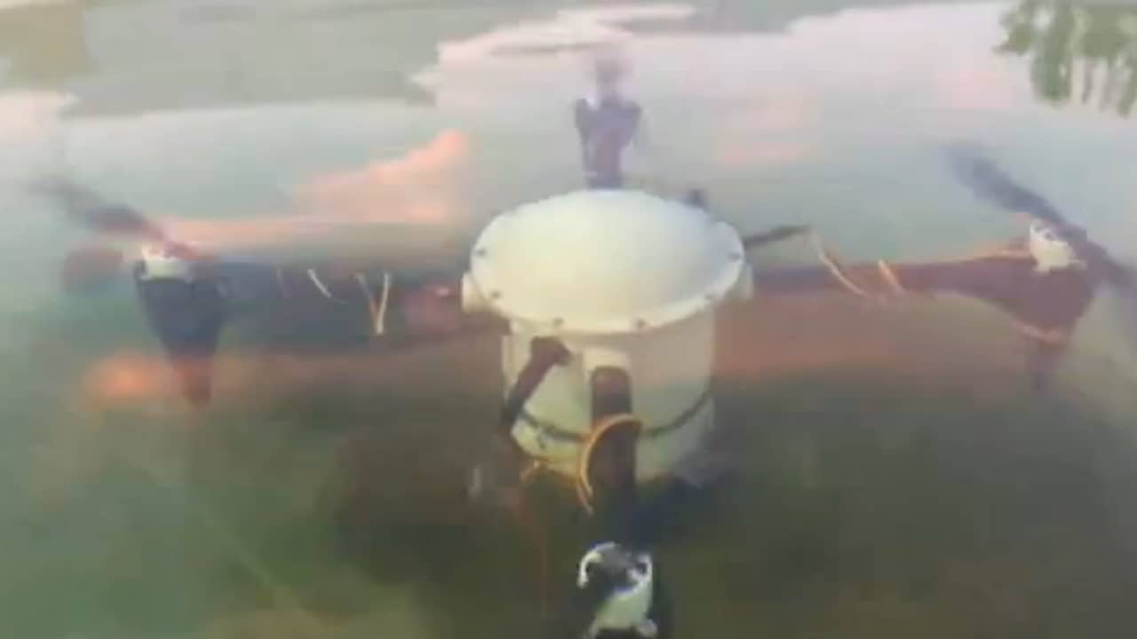 Beeld uit video: Drone kan zich maanden onder water verstoppen