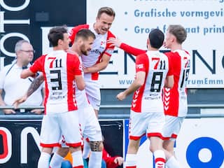 FC Emmen mag dromen van terugkeer in Eredivisie na zege op Helmond Sport