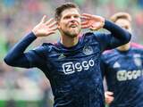Tiental Ajax ontsnapt in Groningen door late treffer Huntelaar