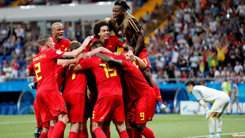 België bereikt kwartfinales WK na sensationele comeback tegen Japan