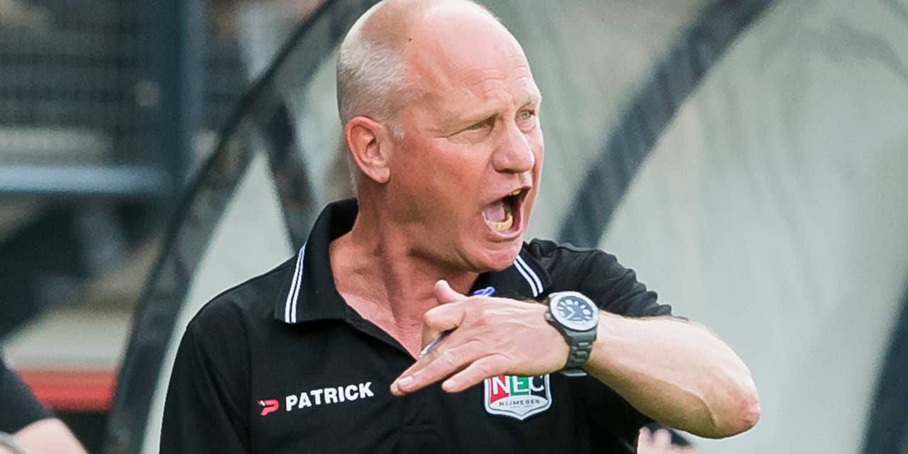 Interim-coach De Groot noemt degradatie NEC 'zeer pijnlijk'