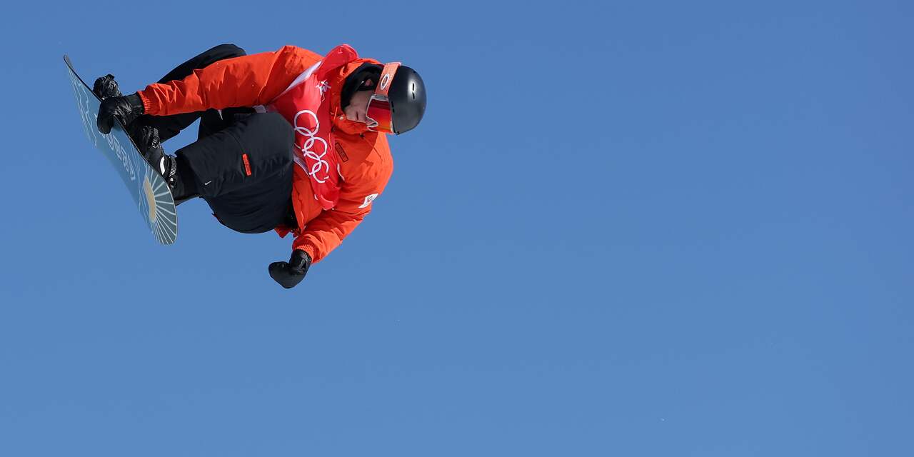 Snowboarder Van der Velden net als Peperkamp knap naar finale big air