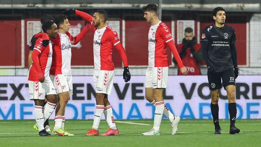 FC Emmen eenvoudig langs Almere City, Limburgse derby eindigt onbeslist