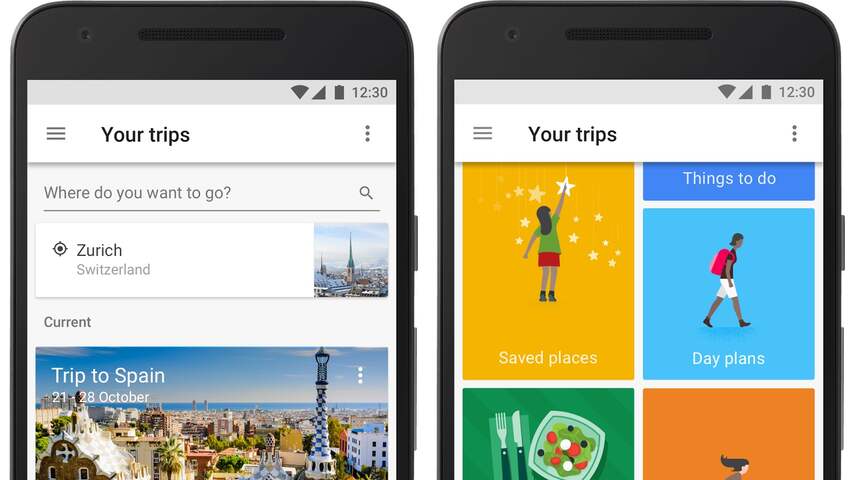 Google brengt reisapp Trips uit voor iOS en Android