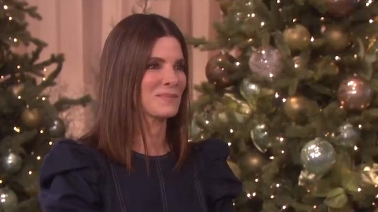 Beeld uit video: Spel in The Ellen Show zorgt voor loslippige Sandra Bullock