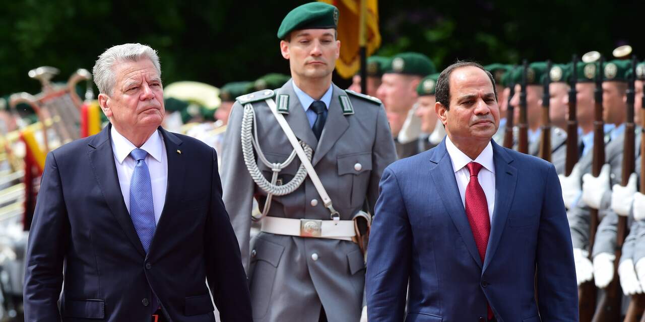 Duitsland verwelkomt Egyptische president Sisi met militaire eer