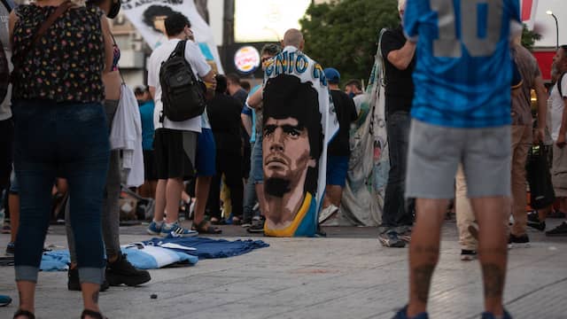 Diego Maradona overleed in november op zestigjarige leeftijd.
