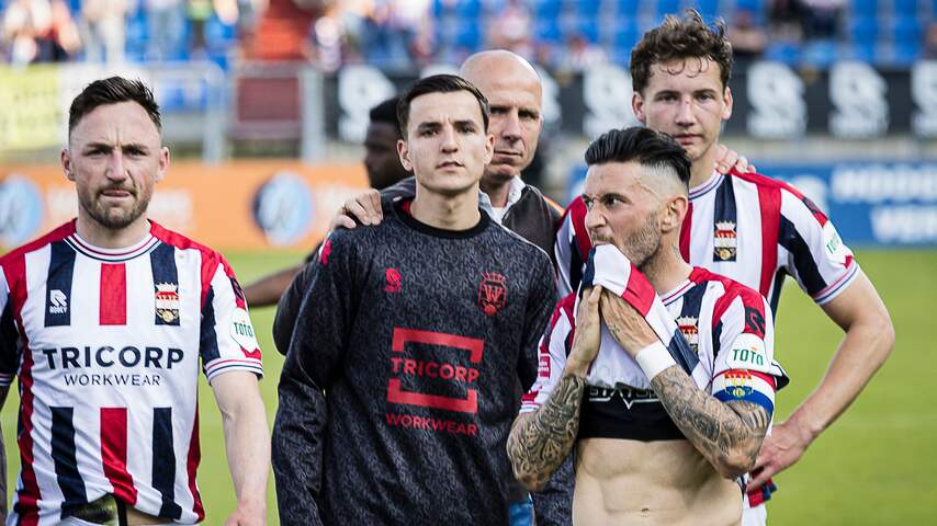 Seizoen Willem II mislukt met uitschakeling in play-offs: 'Op de blaren zitten'