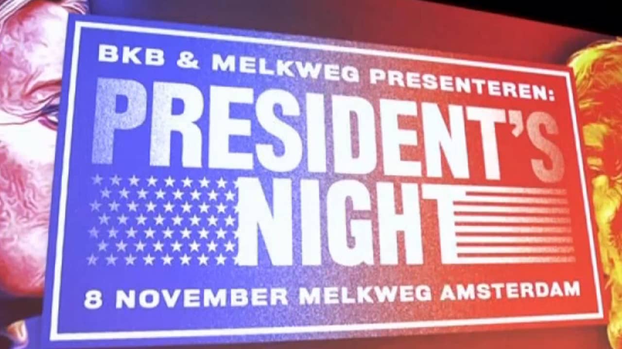 Deelnemers Election Night in Melkweg vol ongeloof