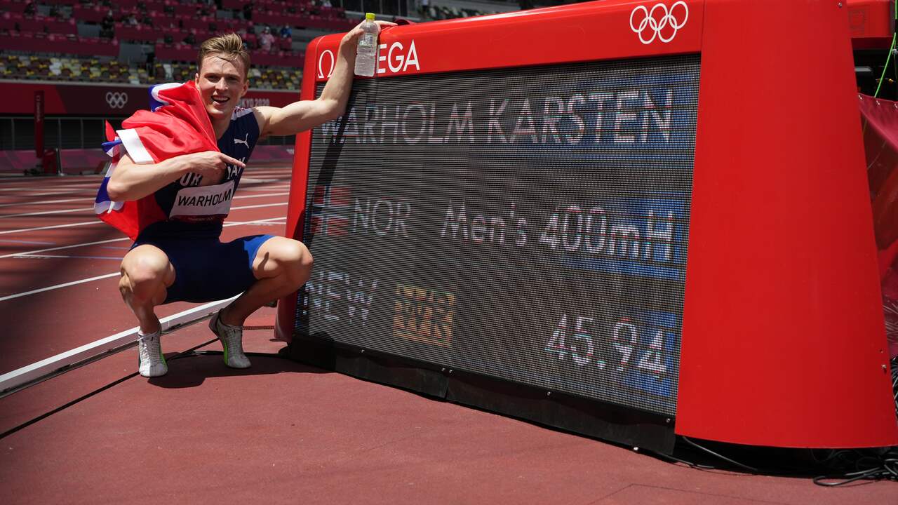 Karsten Warholm is de beste atleet van 2021.