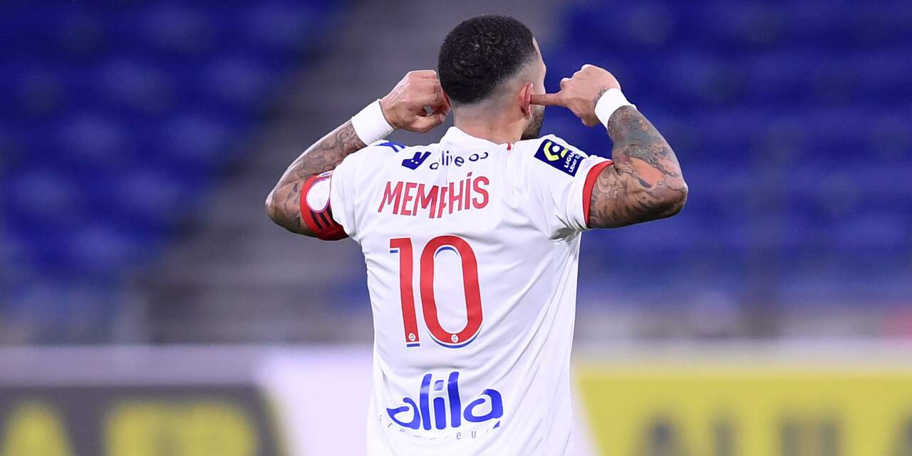 Scorende Memphis leidt Lyon naar koppositie, Lang goud waard voor Brugge