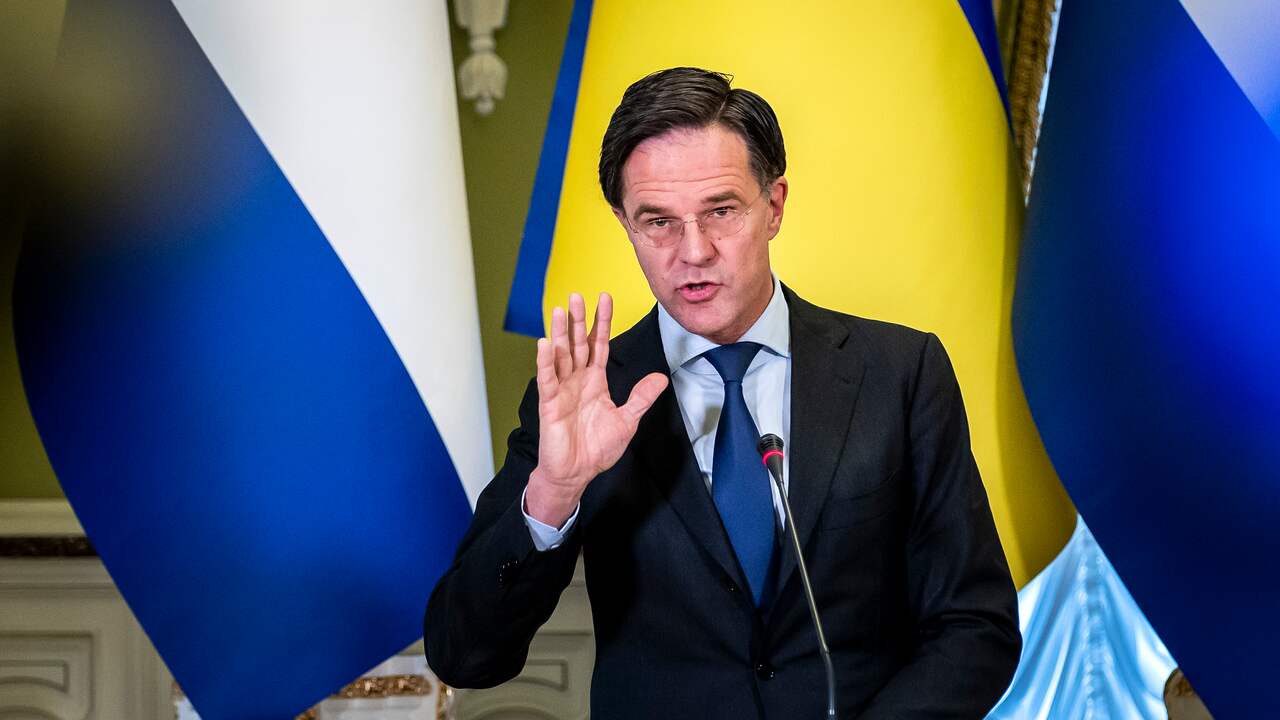 Beeld uit video: Rutte: 'Verdere agressie tegen Oekraïne zal serieuze consequenties hebben'