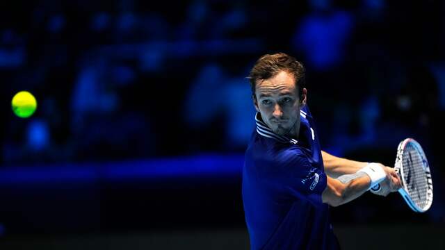 Daniil Medvedev staat voor het tweede jaar op rij in de finale van de ATP Finals.