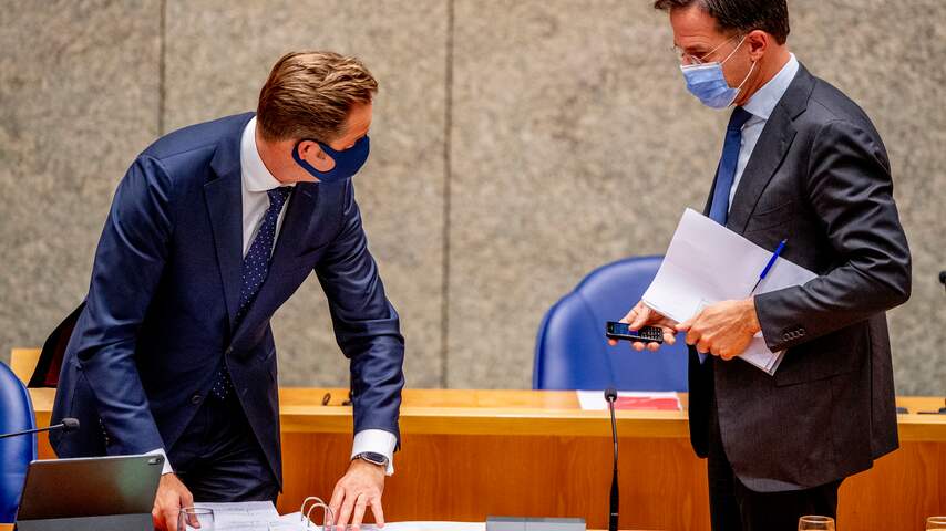 Hugo de Jonge en Mark Rutte