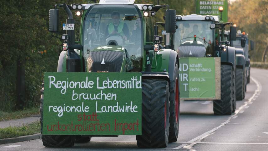 Ook in Duitsland protesteren duizenden boeren tegen milieubeleid