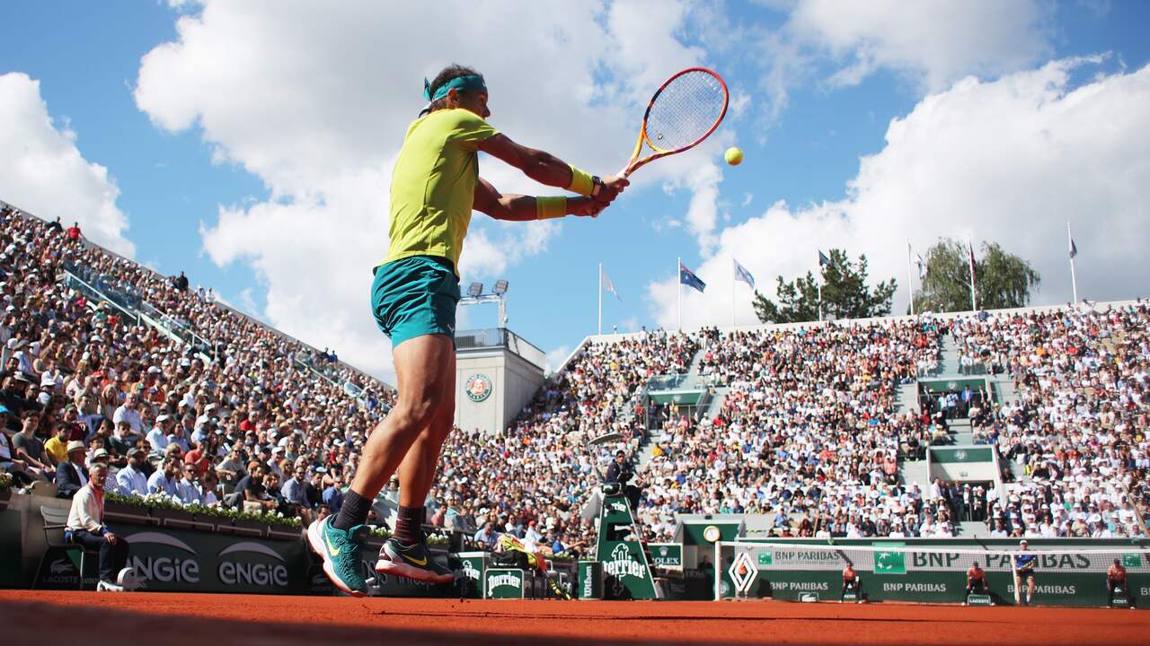Rafael Nadal was een maatje te groot voor Botic van de Zandschulp.