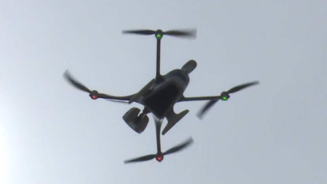 Beeld uit video: Autonome drone wordt getest in Rotterdamse haven