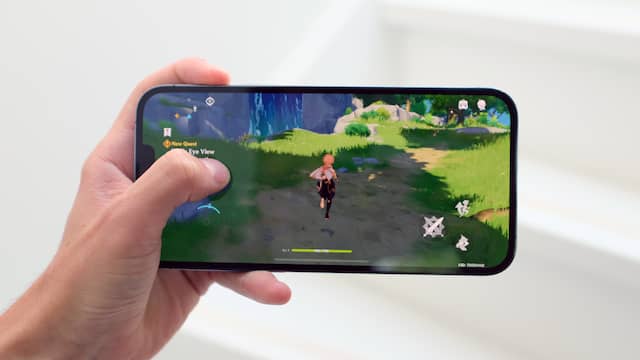 Het nieuwe scherm werkt vloeiend tijdens het gamen.