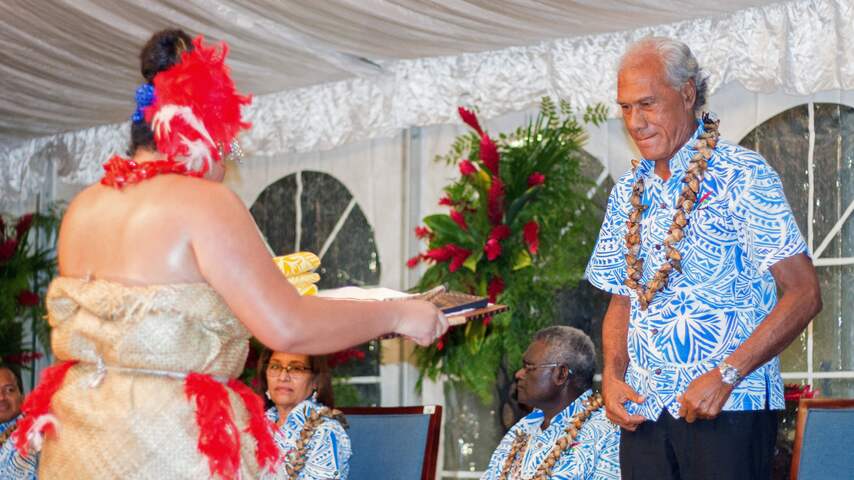 Premier Tonga daagt andere eilandleiders uit tot afslankwedstrijd