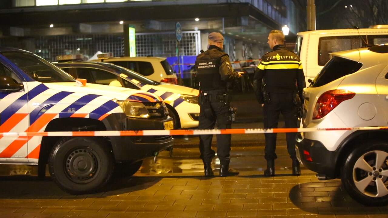 Beeld uit video: Meerdere schoten te horen bij schietincident in Amsterdam
