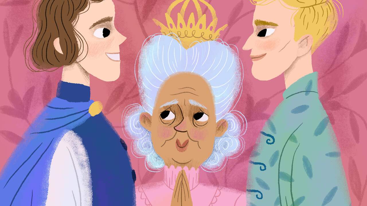 Een illustratie uit Sprookjesland voor iedereen.