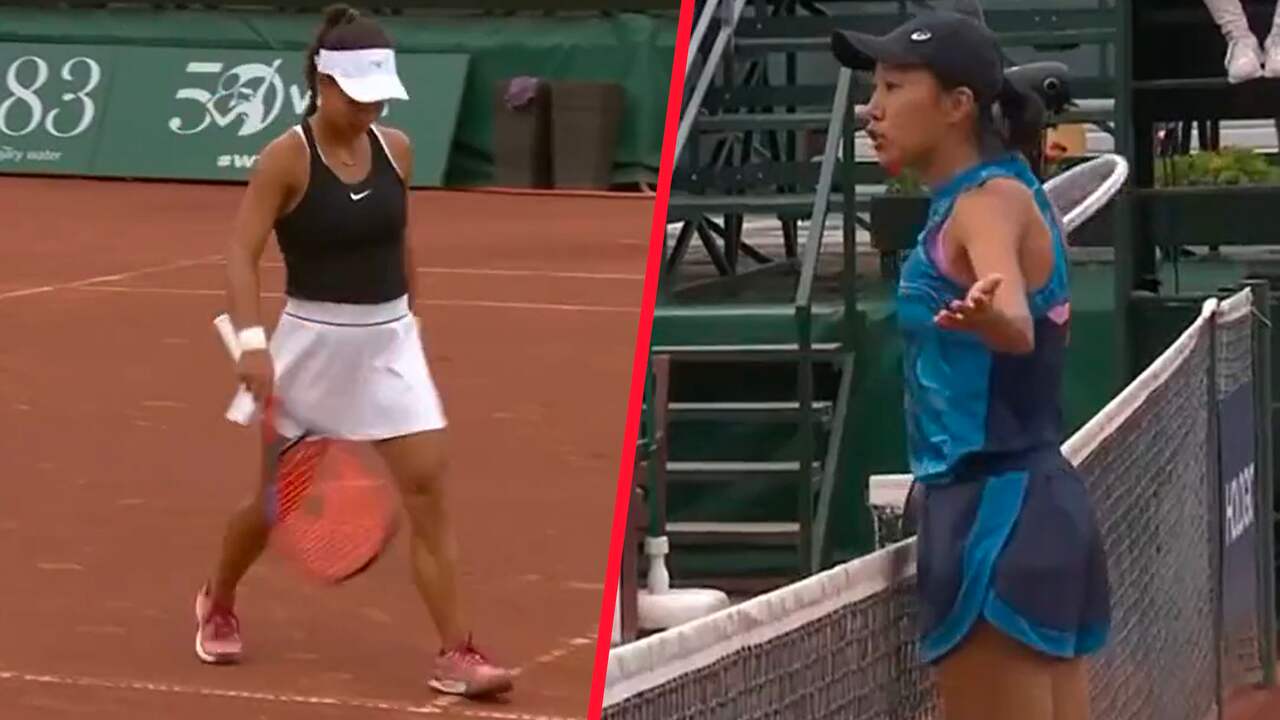 Cheering Chinese tennis star surrenders in tears after opponent’s unsportsmanlike behavior |  Other Sports