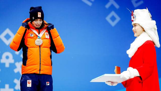 Leenstra maakte haar debuut op Medal Plaza.