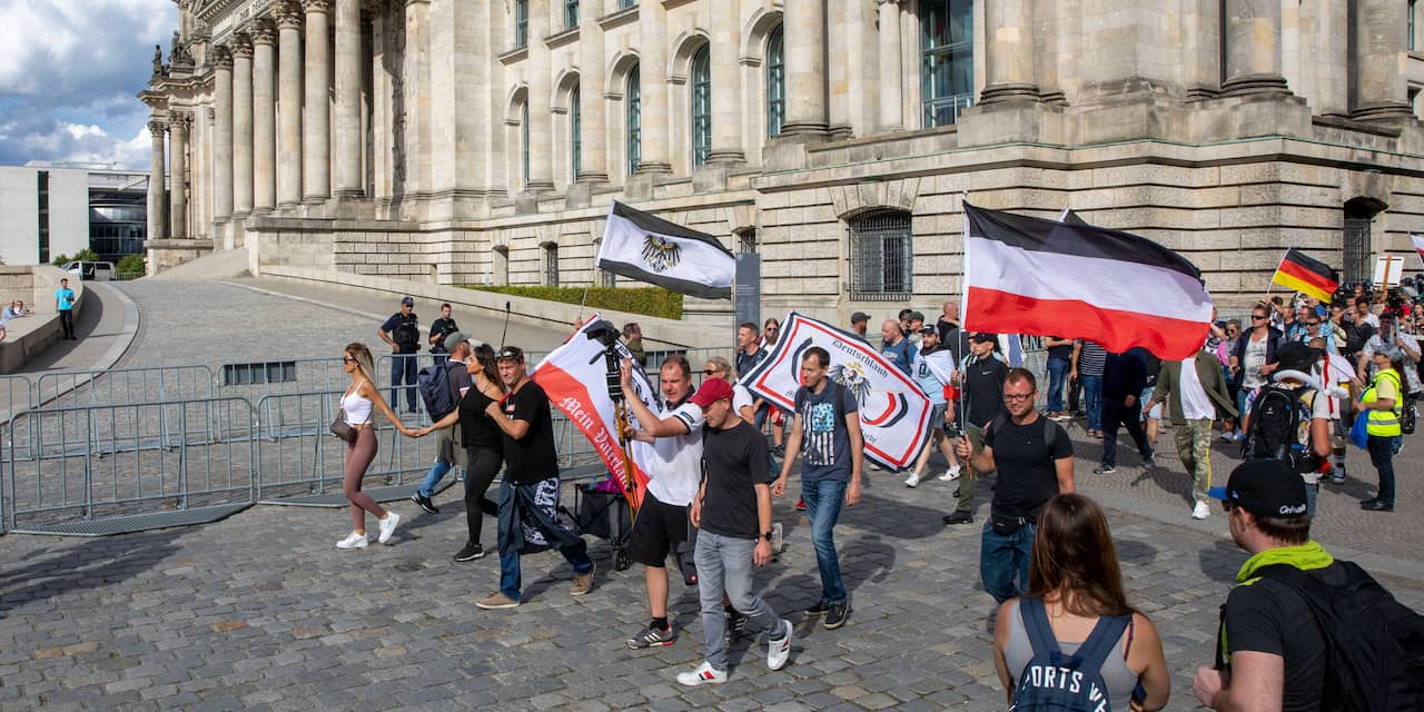 Duitse president noemt bestorming Reichstag 'aanval op hart democratie'