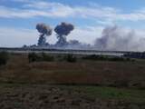 Wie of wat zorgde voor explosies bij luchtmachtbasis op de Krim?