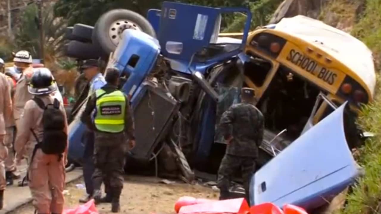 Doden en gewonden bij groot busongeluk Honduras
