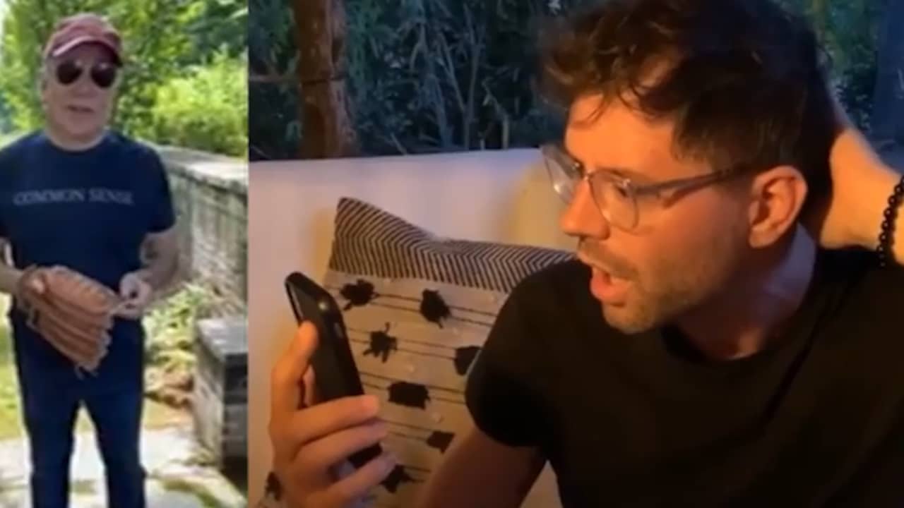 Beeld uit video: Paul Simon verrast Nick en Simon