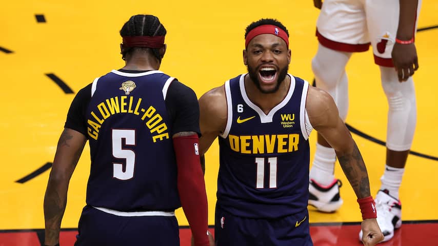 Denver Nuggets nog maar één zege verwijderd van historische NBA-titel