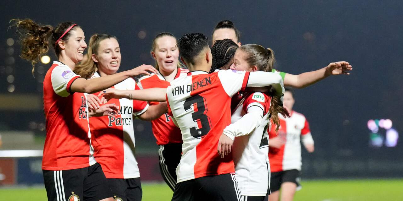 Vrouwen Feyenoord boeken nipte zege, PEC Zwolle wint bij ADO Den Haag