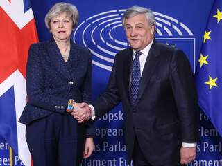 Brexit kan volgens EU-parlementsvoorzitter paar weken uitgesteld worden