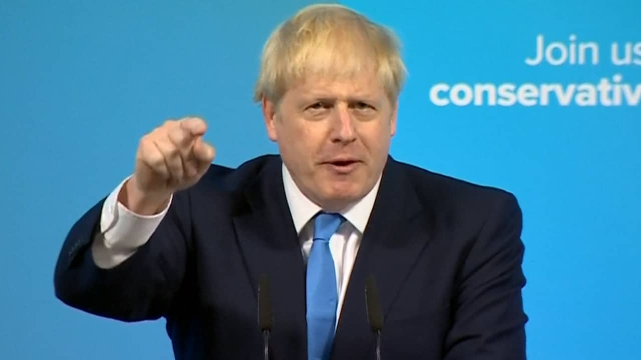 Beeld uit video: Nieuwe premier Johnson: 'Brexit op 31 oktober lukt'