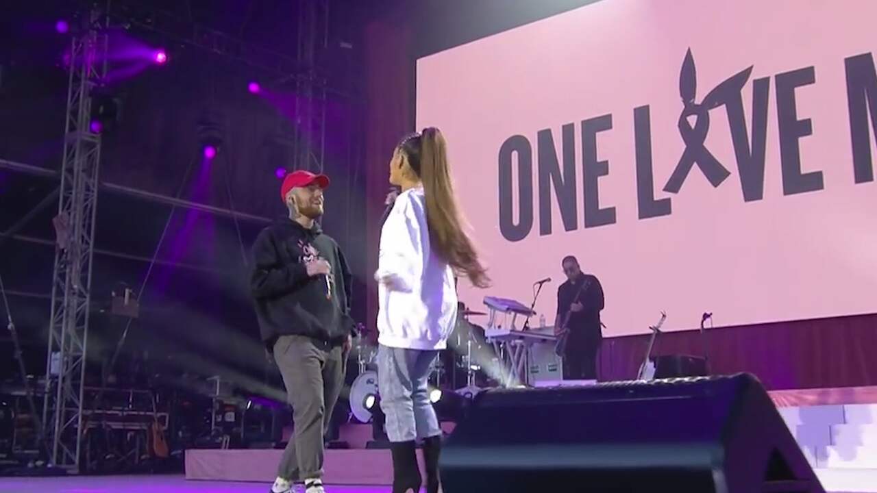 Mac Miller en Ariana Grande treden op bij One Love Manchester