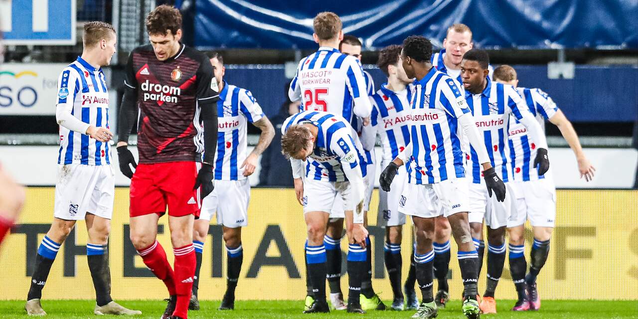Matig Feyenoord lijdt bij Heerenveen derde nederlaag op rij in Eredivisie