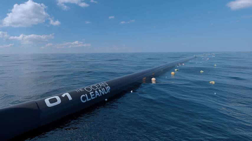 The Ocean Cleanup vaart uit: 'Hiermee wordt de schuld niet ingelost'