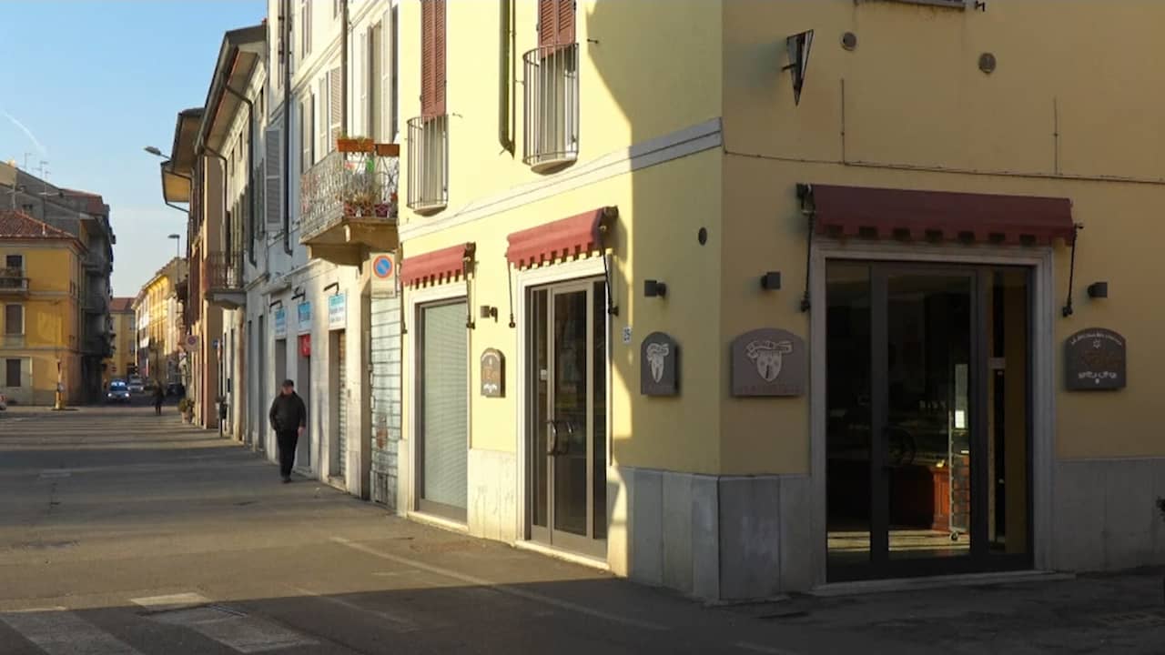 Beeld uit video: Verlaten straten na nieuwe besmettingen coronavirus in Italië