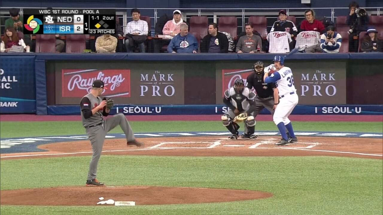 Honkballers onderuit tegen Israël op World Baseball Classic